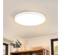 ZMH LED Ceiling Light Ceiling Light Warm White - 8 W Bathroom Flat Corridor Small Ceiling Light IP44 Round Corridor Lamp Diameter 17 cm White Kitchen Lamp for Bathroom Bedroom