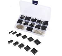 Zmhkk 620PCS 2.54mm Dupont Connector Cable Jumper Wire 1-6 Pin Header Housing Kit Male Female Crimp Terminal Adaptor Assortment
