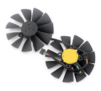 ZMHYGEW 2pcs FD9015U12S PLD10015S12HH 95mm 12V 0.55A for ASUS GTX970 980 780 STRIX-R9285 Graphics Card Cooler Fan