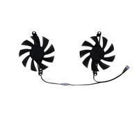 ZMHYGEW 2Pcs Graphics Cooler,FL8015 12VB,FL801512VB,Video Card Fan For AMD for MLLSE RX 6600M 8GB, For 580 RX580 8G Gaming GDDR5
