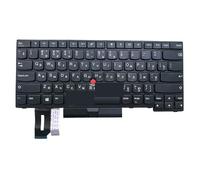 ZMHYGEW AZERTY French UK German Russian Keyboard Backlight For Lenovo for ThinkPad E480 E485 E490 E495 L380 L390 T490 01YP000 CMSNBL-83US(Russian no light)