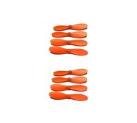 ZMHYGEW For 4DRC V8 Mini RC Drone for 3.7V 650mAh Battery USB Charger Propeller Props Maple Leaf Blade 4D-V8(8PCS PropellerOrange)