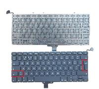 ZMHYGEW FOR MacBook for Pro 13" A1278 2009 2010 2011 2012 Russian/US/UK/Araic/Swedish/Spanish/Portugal/French/Danish laptop keyboard(PO No backlit)