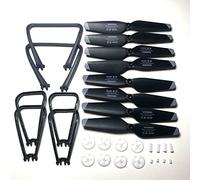 ZMHYGEW For Motor Battery Engines gears Propeller Blades Guard Landing skid part Kit for 4DRC V14 RC Mini Drone for WIFI FPV 4D-14 for Quadcopter(Burgundy)