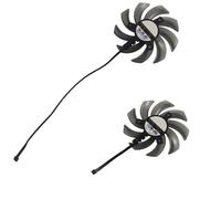 ZMHYGEW Graphics Card Fan,GPU Cooler,2Pcs TH9210S2H-PAA01/FDC10H12S9-C/GA91S2U, For EMTEK RTX 2060 for SUPER for STORM X for DUAL for BASIC(5.5mm Plug FDC10H12)