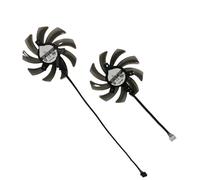 ZMHYGEW Graphics Card Fan,GPU Cooler,2Pcs TH9210S2H-PAA01/FDC10H12S9-C/GA91S2U, For EMTEK RTX 2060 for SUPER for STORM X for DUAL for BASIC(9mm Plug TH9210S2H)