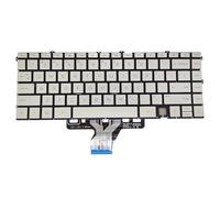 ZMHYGEW US UK English Backlit Keyboard for HP X360 15-ES 15T-ES 15M-ES ES000 13-AY 13-BD TPN-W149 W150 M45474-001 NSK-XY1BA(US Gold Light)