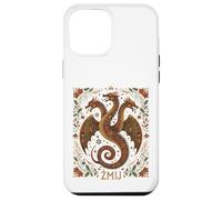 Zmij Slavic Dragon Myth Pagan Folk Serpent Beast Art Case for iPhone 12 Pro Max