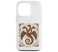 Zmij Slavic Dragon Myth Pagan Folk Serpent Beast Art Case for iPhone 13 Pro