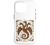 Zmij Slavic Dragon Myth Pagan Folk Serpent Beast Art Case for iPhone 16 Pro