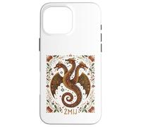 Zmij Slavic Dragon Myth Pagan Folk Serpent Beast Art Case for iPhone 16 Pro Max