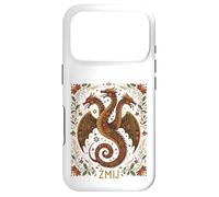 Zmij Slavic Dragon Myth Pagan Folk Serpent Beast Art Case for iPhone 17 Pro