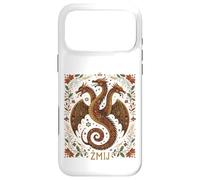 Zmij Slavic Dragon Myth Pagan Folk Serpent Beast Art Case for iPhone 17 Pro Max