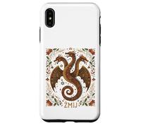 Zmij Slavic Dragon Myth Pagan Folk Serpent Beast Art Case for iPhone XS Max