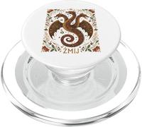 Zmij Slavic Dragon Myth Pagan Folk Serpent Beast Art PopSockets PopGrip for MagSafe
