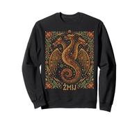 Zmij Slavic Dragon Myth Pagan Folk Serpent Beast Art Sweatshirt