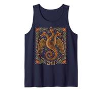 Zmij Slavic Dragon Myth Pagan Folk Serpent Beast Art Tank Top