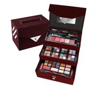 ZMILE COSMETICS Beauty Case Velvety (Dark Berry) Cosmetic Case Vegan Cosmetics with Make-Up - Make-Up Set for On the Go, for Traveling and as a Gift