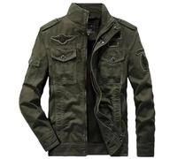 ZMIN Casual Army Military Jacket Menmale Jacket Air Force Spring Autumn Cargo Mens Jackets Coat Army EN8 L