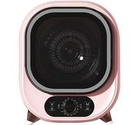 ZMIN Small Tumble Dryer,Portable Condenser Tumble Dryer,5kg Vented Tumble Dryer,Compact, Mini Spin Dryer,0.8kg Load Capacity,Pink,1