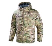 ZMIN Tactical Jacket Men Winter Heat Reflective Jacket Military Warm Hooded Jackets Outdoor Hunting Hiking Coats CP M
