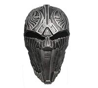 ZMJ Sith Acolyte Helmet The Old Revan Mask Latex Cosplay Accessories Props Halloween - black - One size