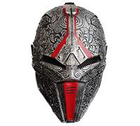 ZMJ Sith Acolyte Helmet The Old Revan Mask Latex Cosplay Accessories Props Halloween - Red - One size
