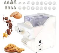 ZMJGLL Electric Cookie Press,Automatic Biscuit Maker,DIY Baking Machine w/8 Nozzles for Easy Cookie Making at 50-60 RPM