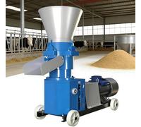 ZMJGLL Electric Grain Mill Grinder 4KW, 100kg/h Animal Feed Bait Granulator, Adjustable Pellet Length, Commercial Dry & Wet Grinder, for Feed Mills (6mm)