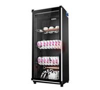 ZMJGLL Large-Capacity Tableware Heating Cabinet, 220V Commercial Vertical Stainless Steel Drying Cabinet (158L)