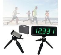 ZMJGLL LED Stopwatch Race Clock, Sprint Timer,tripod Adjustable Height Of 14-19cm, Automatic Reset, for Roller Skating, Pet Training