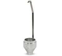 ZMJGLL Paint Viscosity Cup, Portable DIN Immersion Viscosity Cup w/Cup Volume 100±1ml, Stainless Steel Flow Nozzle Diameter 4/6mm, for Ink Coating (6mm)