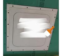 ZMJGLL Recessed Plasterable Access Panel for Drywall, Hidden Inspection Hatch for Easy Repairs, Plumbing and Electrical Wall Cover.Gypsum Board Construction (30cm)