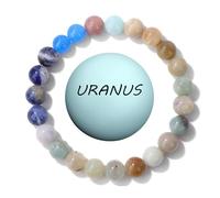 ZMJK Solar System Planet Bracelet for Women Men Guardian Jewelry Eight Planets Beaded Bracelet for Astronomy Enthusiast Gift Natural Stone Jewelry, Stretch, Stone, no gemstone