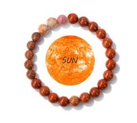 ZMJK Solar System Planet Bracelet for Women Men Guardian Jewelry Eight Planets Beaded Bracelet for Astronomy Enthusiast Gift Natural Stone Jewelry, Stretch, Stone, no gemstone