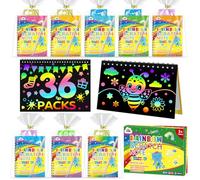 ZMLM 36 Pack Scratch Art, Party Bag Fillers for Kids,Scratch Books for Kids