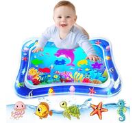 ZMLM Baby Tummy-Time Water Mat, Water Mat Baby Sensory (Blue)