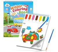 ZMLM Water Painting Books for Kids - Arts & Crafts, Birthday Gifts | Mess Free Water Colouring Book, Paint by Numbers for Children, Magic Kids Painting Set