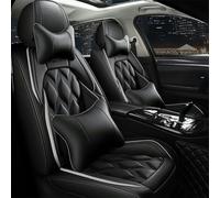 ZMLYQ car seat cover with 5 seats suitable for Discovery 3 4 5 waterproof/leather,grey