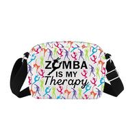 Zmmba Is My Therapy Zmmba Lover Crossbody Bag Zmmba Instructor Zmmba Dance Lover Gift Fitness Coach Wallet Bag (MY Therapy 1cb)