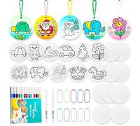 ZMMCHCG 3D Aqua Puffs - Puffy Art for Kids, Magic Foam Texture Painting Kit, Aqua Puff Arts and Crafts, 44 Pcs Puffy Paint Kit, DIY Color & Inflate Activity, Gift for Girls & Boys Ages 6, 7, 8, 9, 10