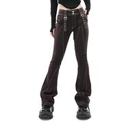 ZMNKH Fashion Flared Jeans for Women High Waisted Jeans Retro Denim Pants Casual Slim Fit Cargo Trouser Pants with Pockets