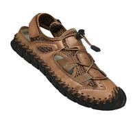 ZMNKH Hiking Sandals Mens Outdoor Sports Summer Beach Fisherman Sandals Water Shoes Closed Toe Walking Trekking Casual Breathable Athletic Sandals Lightweight