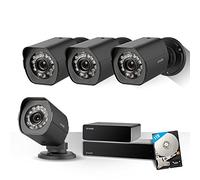 Zmodo Full HD 1080p Simplified PoE Security Camera System w/Repeater, 4 x 2.0 Megapixel IP Outdoor Surveillance Camera, 8CH HDMI NVR and 1TB Hard Drive