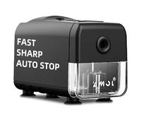 ZMOL Electric Pencil Sharpener, USB Powered & Battery Operated, Black