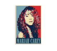 ZMOZXYB Mariah Carey Great Singer Retro Music Album Cover Canvas Poster Wall Art Decorative Painting Bedroom Painting Posters 12x18inch(30x45cm) Unframe-style