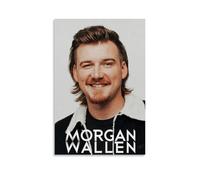 ZMOZXYB Morgan Wallen Great Singer Retro Music Album Cover Canvas Poster Wall Art Decorative Painting Bedroom Painting Posters 24x36inch(60x90cm) Unframe-style