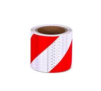 ZMQU Reflective Tape Hazard Caution Visible Trailer Multicolor 3/10/45M(Red White,3 m)