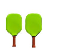 ZMShenMa 1 Pair Pickleball Paddle Covers,Waterproof, Wear-Resistant, Portable Storage Beach Racket Cover, Simple Table Tennis Cover, Diving Material, Pick Racket Cover, Professional (Green)