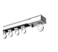 ZMTGLTG Punch-free Curtain Track, Top Straight Rail, Strong Adhesive, Silent Opening And Closing, Suitable For Living Room And Bedroom(270cm)